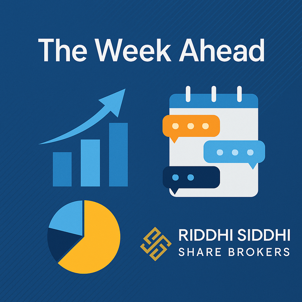 Financial graphic for Nifty outlook & market trends by Riddhi Siddhi Share Brokers, May 4, 2025