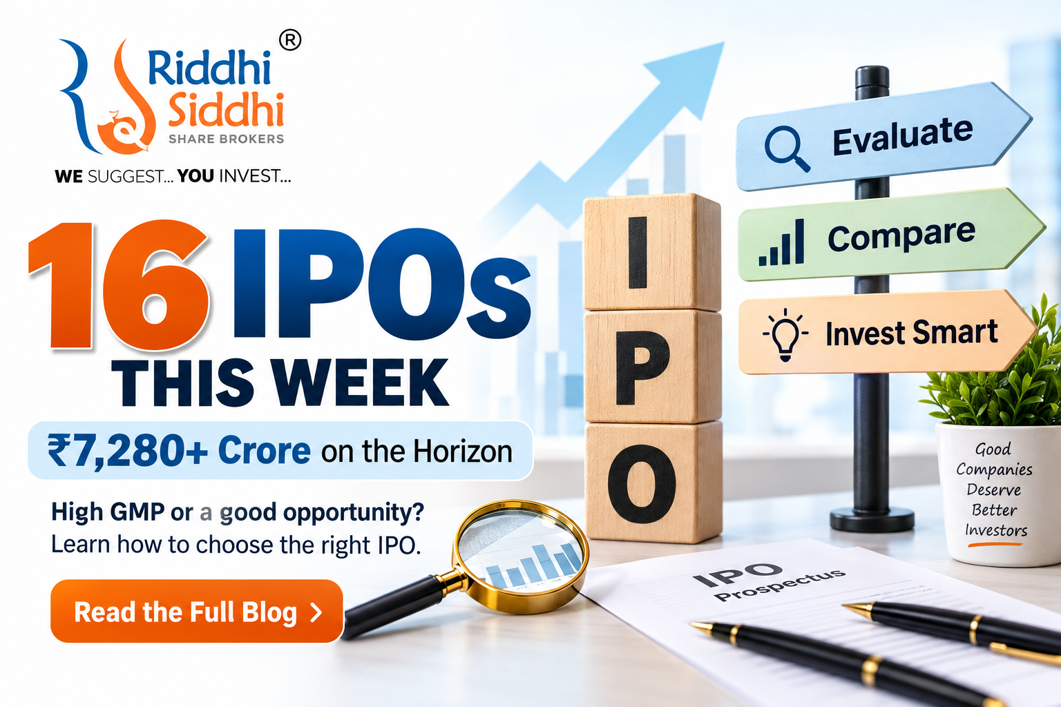 16 IPOs this week in India – Riddhi Siddhi Share Brokers IPO selection guide beyond GMP